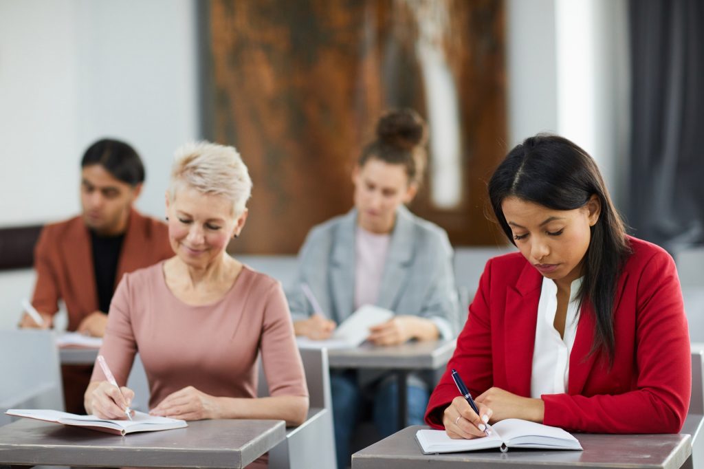 Adult Students in Class